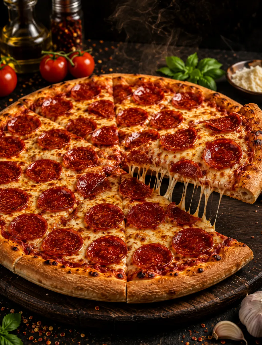 New York pepperoni pizza